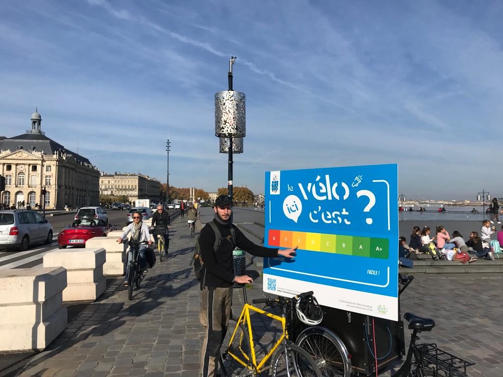 "Le vélo ici c'est... ?" promotion du baromètre des villes cyclables 2021