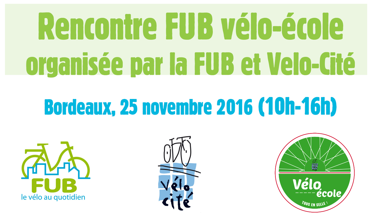 Rencontre Vélo-école – vendredi 25 novembre
