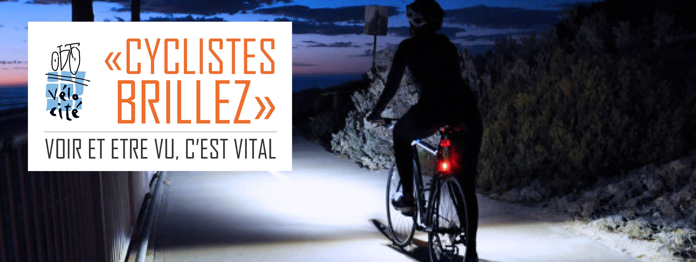 Cyclistes brillez – jeudi 24 novembre
