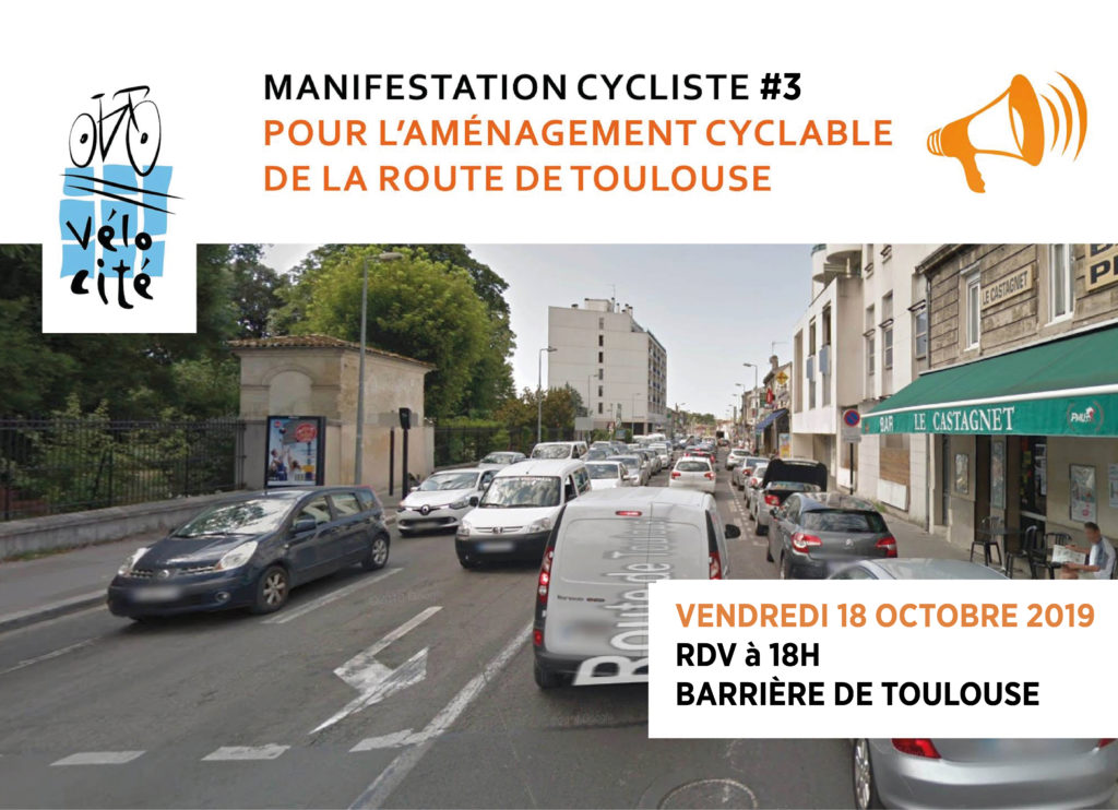 Manifestation Route de Toulouse 18 ocotbre 2019