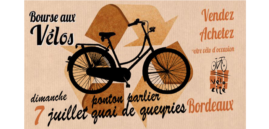 Bourse aux vélos Bordeaux Bastide – dim. 7 juillet