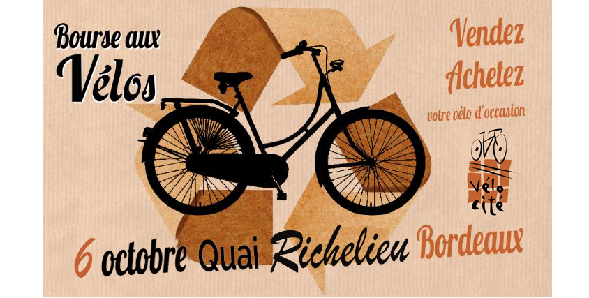 Bourse aux vélo Bordeaux – Dim. 6 octobre 2019