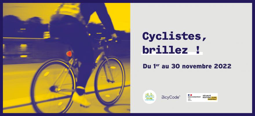 Cyclistes, brillez opération nationale