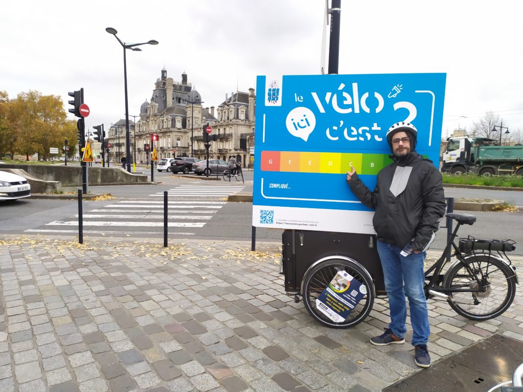 "Le vélo ici c'est... ?" promotion du baromètre des villes cyclables 2021
