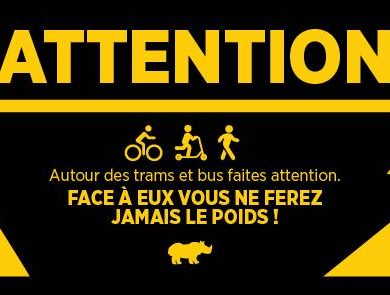 TBM lance une campagne 2023 pour prévenir les risques d’accidents avec les bus et les trams