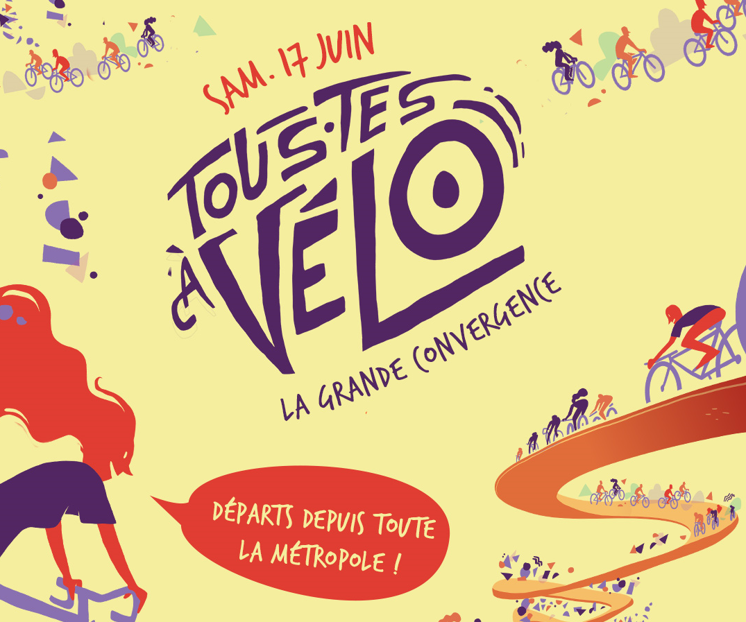 La Fête du vélo revient sous un nouveau format – Le 17 juin Grande convergence dans la métropole