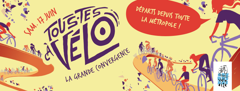 Convergence vélo métropole bordelaise 17 juin 2023