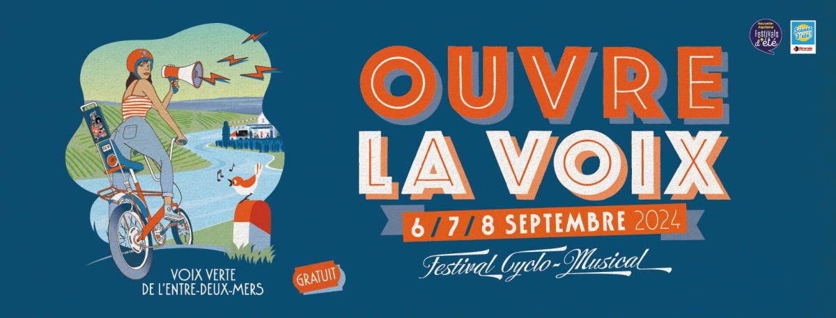 Rendez-vous pour le festival “OUVRE LA VOIX” le 8 septembre prochain