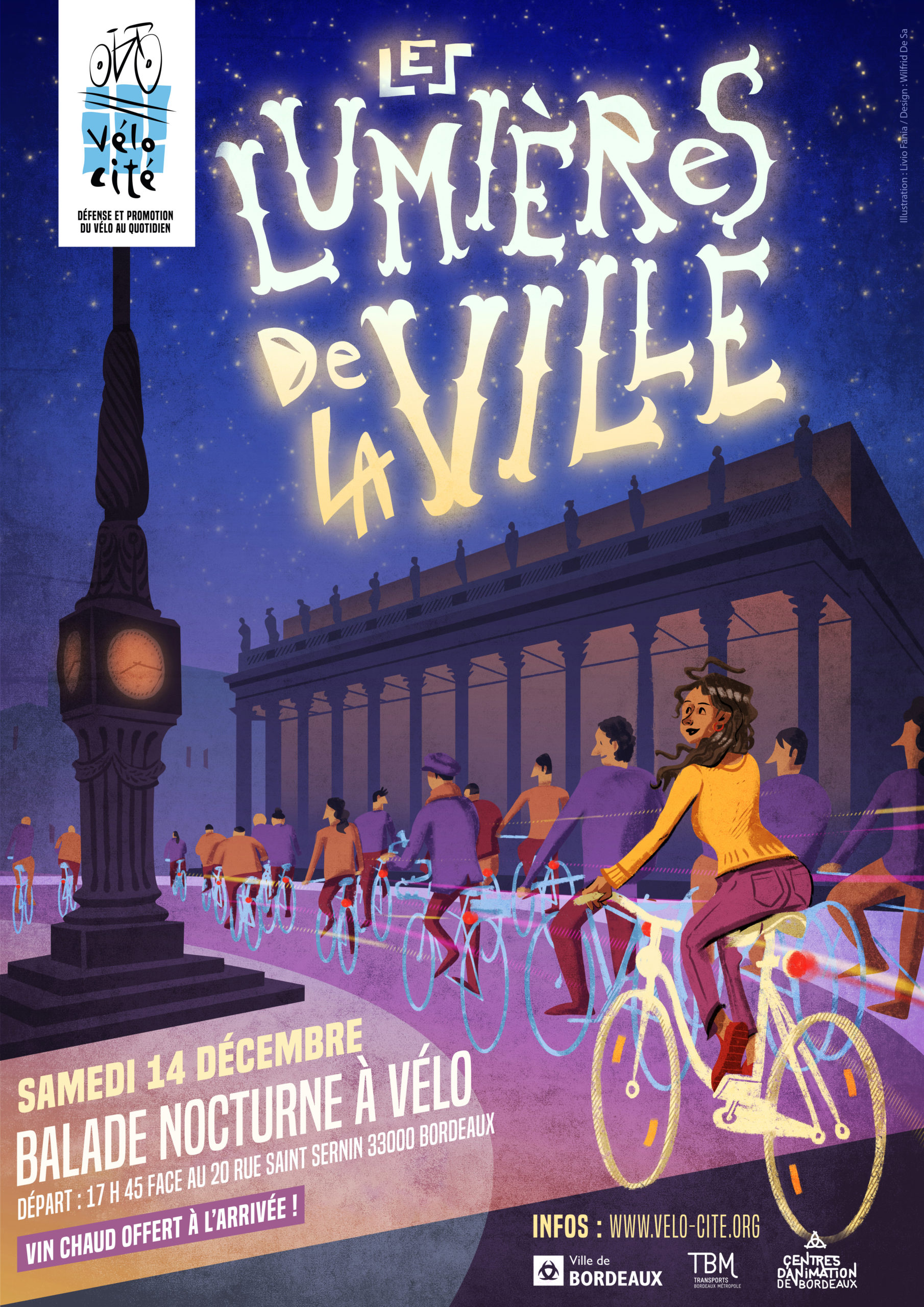 Les Lumières de la Ville – Balade à vélo samedi 14 décembre 2024