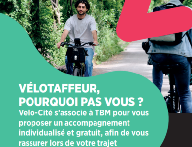 Profitez dorénavant d’un accompagnement domicile-travail par Vélo-Cité
