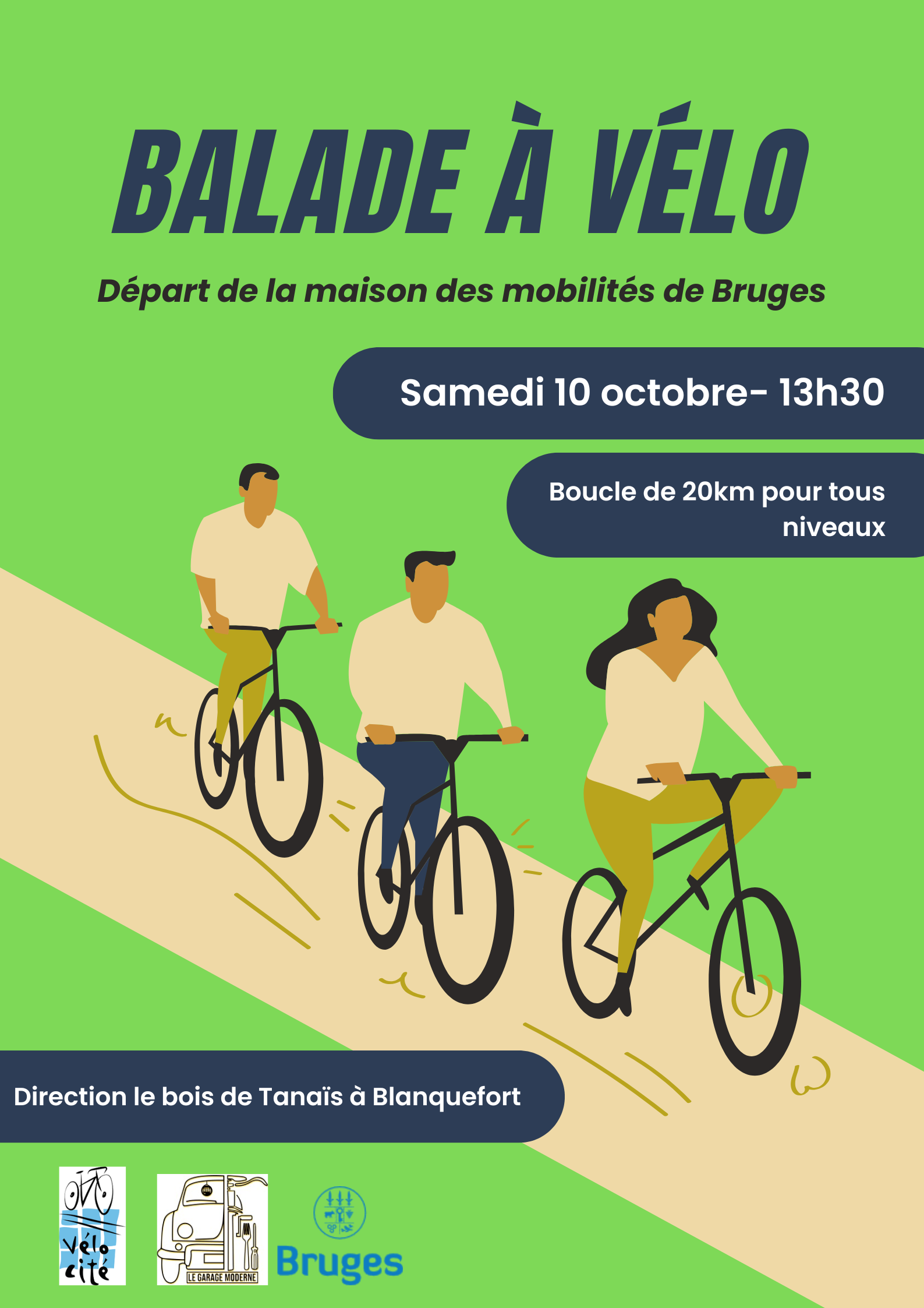 Participez à la balade autour de Bruges le 10 octobre prochain !